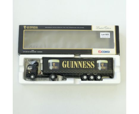 Manufacturer  - Corgi | Description - Guinness Leyland DAF Curtainside Trailer | Stock Code - 75407 | Model Condition - 5/5 |