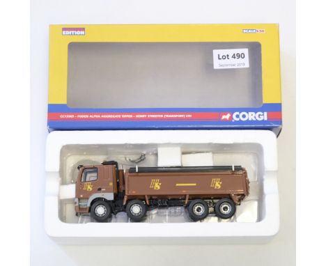 Manufacturer  - Corgi | Description - Foden Alpha Aggregate Tipper - Henry Streeter LTD | Stock Code - CC13905 | Model Condit