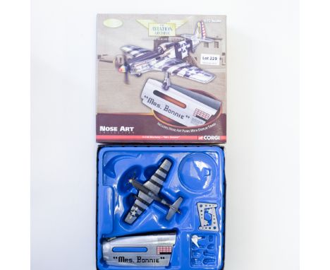 Manufacturer  - Corgi | Description - P-51K Mustang - Mrs Bonnie | Stock Code - US32213 | Model Condition - 4/5 | Box Conditi