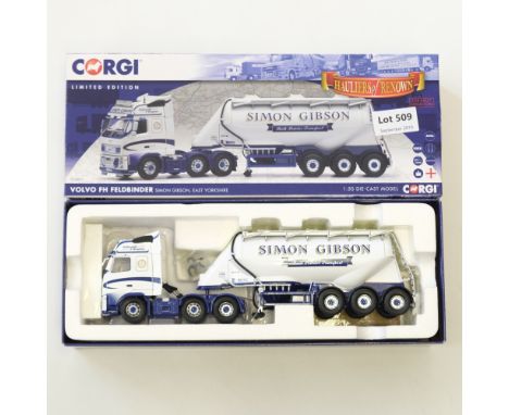 Manufacturer  - Corgi | Description - Volvo FH Feldbinder - Simon Gibson | Stock Code - CC14035 | Model Condition - 5/5 | Box