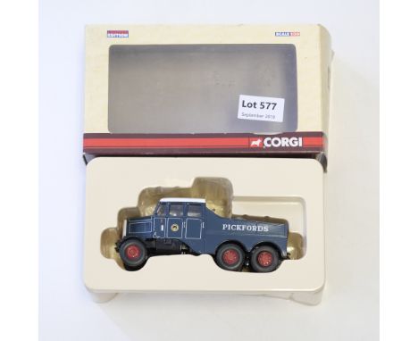 Manufacturer  - Corgi | Description - Scammell Constructor - Pickfords | Stock Code - CC11103 | Model Condition - 3/5 | Box C