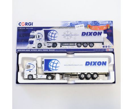 Manufacturer  - Corgi | Description - Mercedes Benz Actros MP4 Reefer Trailer - Dixon International | Stock Code - CC15804 | 