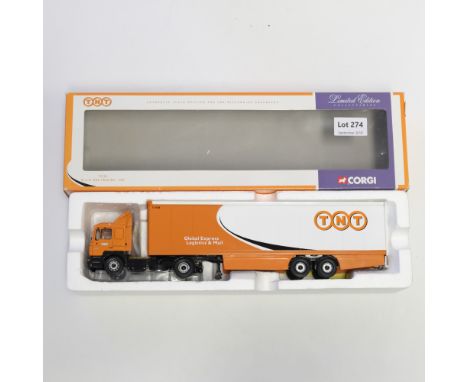 Manufacturer  - Corgi | Description - M.A.N Box Trailer - TNT | Stock Code - 75701 | Model Condition - 5/5 | Box Condition - 