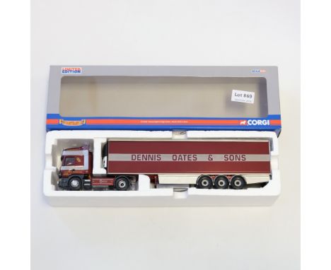 Manufacturer  - Corgi | Description - Scania Topline Fridge Trailer - Dennis Oates &amp; Sons | Stock Code - CC12929 | Model 