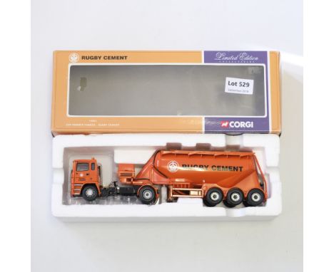 Manufacturer  - Corgi | Description - ERF Powder Tanker - Rugby Cement | Stock Code - 74901 | Model Condition - 3/5 | Box Con