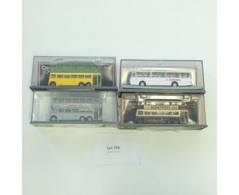 Manufacturer  - Corgi | Description - 4 Assorted Boxed Coach Models | Stock Code -  | Model Condition - 4/5 | Box Condition -