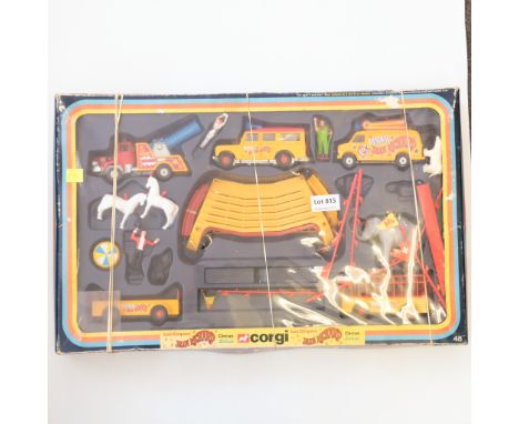 Manufacturer  - Corgi | Description - Jean Richard Curcus Set | Stock Code - N/A | Model Condition - 2/5 | Box Condition - 1/