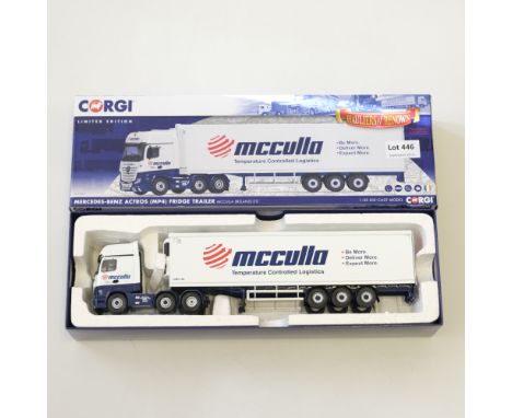 Manufacturer  - Corgi | Description - Mercedes Benz Actros Reefer Trailer - Mcculla LTD | Stock Code - CC15805 | Model Condit