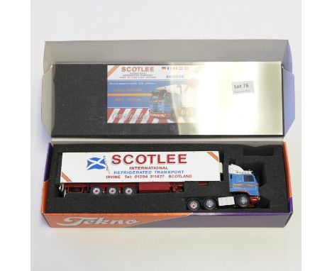 Manufacturer  - Tekno | Description - Scania 3 Series Streamline With Reefer Trailer - Scotlee | Stock Code - 62990 | Model C