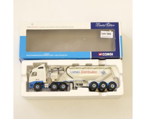 Manufacturer  - Corgi | Description - Volvo FH Globetrotter Feldbinder Tanker - Lomas Distribution | Stock Code - CC12421 | M