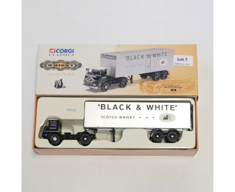 Manufacturer  - Corgi | Description - ERF KV Artic Box Trailer - Black &amp; White | Stock Code - 11401 | Model Condition - 5