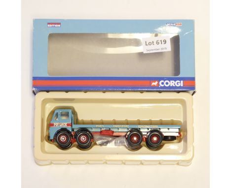 Manufacturer  - Corgi | Description - Leyland Octopus Platform Lorry - Pollock | Stock Code - CC10606 | Model Condition - 5/5