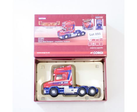 Manufacturer  - Corgi | Description - Scania T Tractor Unit - Stuart Nicol Transport | Stock Code - CC12831 | Model Condition