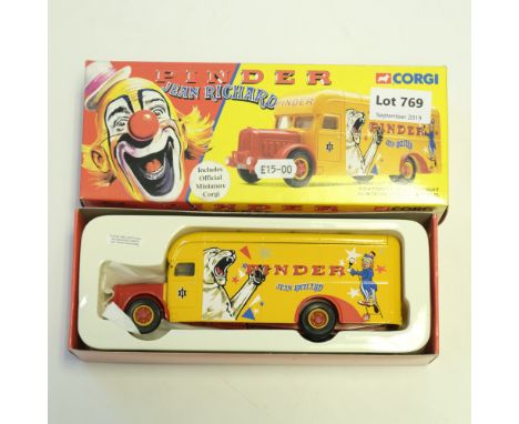 Manufacturer  - Corgi | Description - Bernard Type 220 Fourgon - Pinder Circus | Stock Code - 72004 | Model Condition - 5/5 |