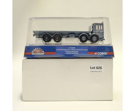 Manufacturer  - Corgi | Description - Leyland Ergomatic 8 Wheel Platform Lorry - Charles Alexander | Stock Code - CC10308 | M