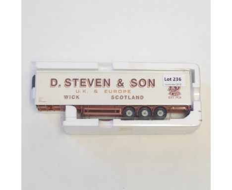 Manufacturer  - Corgi | Description - Reefer Trailer - D.Steven &amp; Son | Stock Code - ? | Model Condition - 2/5 | Box Cond