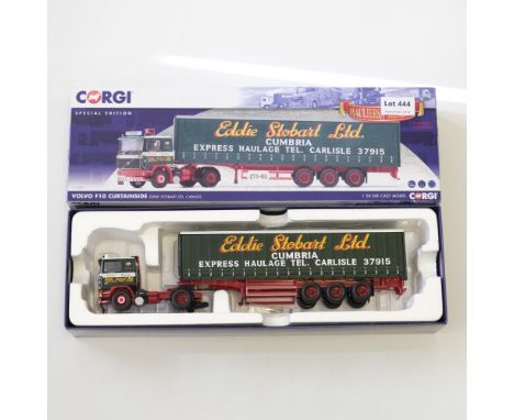 Manufacturer  - Corgi | Description - Volvo F10 Curtainside - Eddie Stobart LTD | Stock Code - CC15508 | Model Condition - 5/