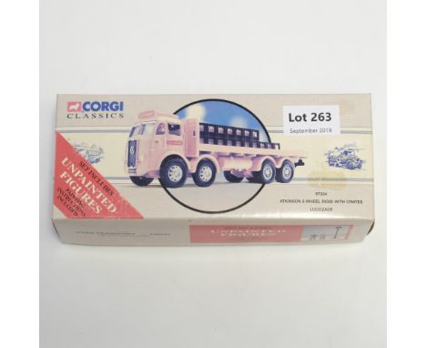Manufacturer  - Corgi | Description - Atkinson 8 Wheel Rigid With Crates - Lucozade | Stock Code - 97334 | Model Condition - 