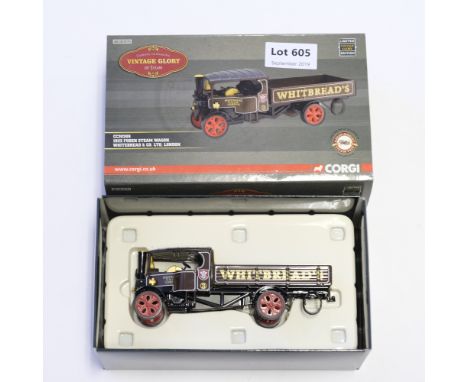 Manufacturer  - Corgi | Description - 1922 Foden Steam Wagon - Whitebread &amp; Co LTD | Stock Code - CC20209 | Model Conditi