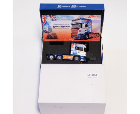 Manufacturer  - Tekno | Description - Kerbey Motors Scania R-Streamline Topline | Stock Code - 67556 | Model Condition - 5/5 