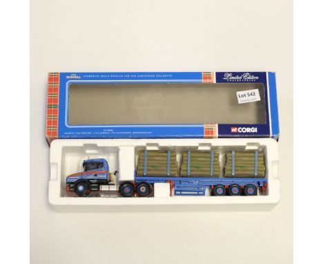 Manufacturer  - Corgi | Description - Scania T Log Trailer - J&amp;G Riddell LTD | Stock Code - CC12806 | Model Condition - 3