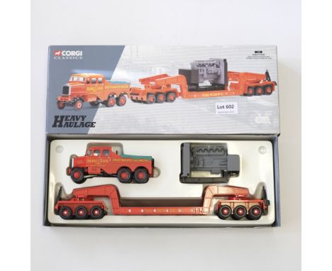 Manufacturer  - Corgi | Description - Scammell constructor &amp; 24 wheel girder trailer Siddle &amp; Cook | Stock Code - 176