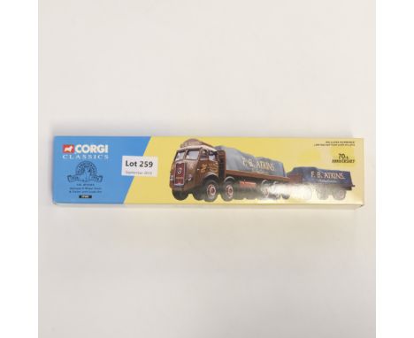 Manufacturer  - Corgi | Description - Atkinson 8 Wheel Truck &amp; Trailer With Loads Set - F.B. Atkins | Stock Code - 27601 