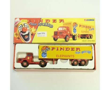 Manufacturer  - Corgi | Description - Berliet TLR semi Fourgon - Pinder Circus | Stock Code - 70101 | Model Condition - 5/5 |