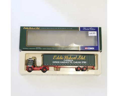 Manufacturer  - Corgi | Description - Scammell Crusader Tautliner - Eddie Stobart | Stock Code - CC12607 | Model Condition - 