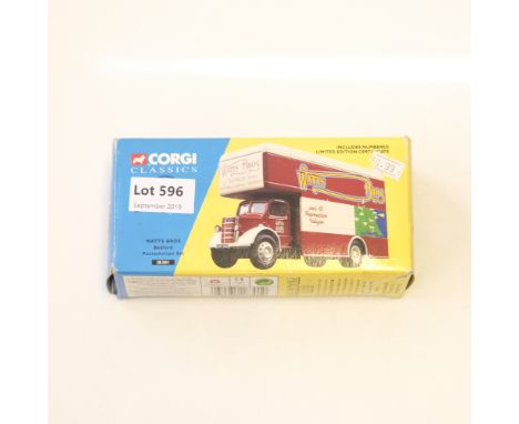 Manufacturer  - Corgi | Description - Bedford Pantechnicon Set - Watts Bros | Stock Code - 18301 | Model Condition - 5/5 | Bo