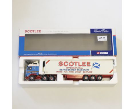 Manufacturer  - Corgi | Description - Volvo FH Fridge Trailer - Scotlee Transport | Stock Code - CC12420 | Model Condition - 