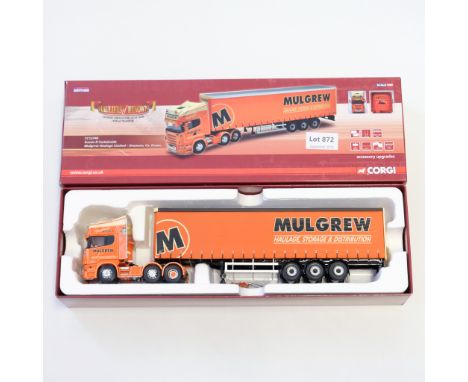 Manufacturer  - Corgi | Description - Scania R Curtainside - Mulgrew Haulage LTD | Stock Code - CC13740 | Model Condition - 5