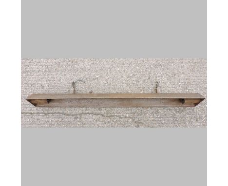 A mid 20th century industrial light fitting, 170cm long