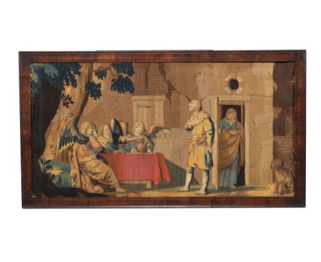 A Continental tapestry panel, second half 18th century  A Continental tapestry panel,   second half 18th century, depicting a