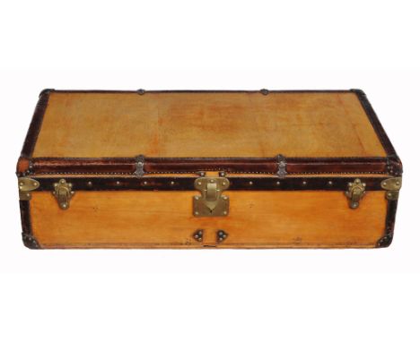 A vintage Louis Vuitton Motoring/cabin trunk , late 19th century and later  A vintage Louis Vuitton Motoring/cabin trunk  , l