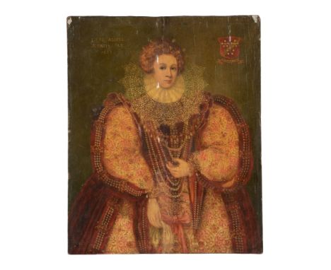 Manner of Marcus Gheeraerts The Elder - Portrait of a lady Manner of Marcus Gheeraerts the Elder Portrait of a lady, small fu