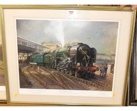 Terence Cuneo (1907-1996) - The Golden Arrow, limited edition print, signed and numbered 137/850 in pencil to the margin, 45 