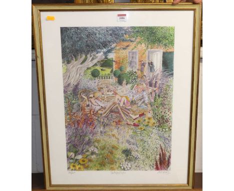 Sure McCartney-Snape (b.1957) - The Happy Couple, limited edition lithograph, signed, titled and numbered 24/600 in pencil to