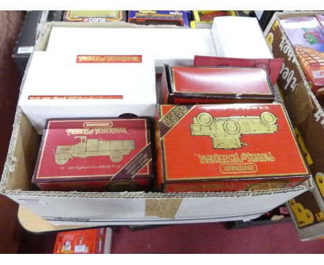 A small quantity of Matchbox Models of Yesteryear special edition, to include Rolls Royce armoured car, Leyland fire engine e