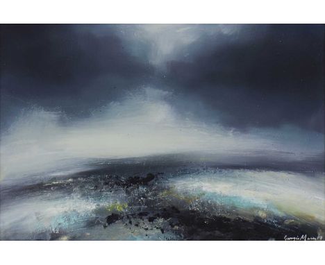 *Georgie Mason (contemporary) Seascape signed 'Georgie Mason' and dated '17' l.r., oil on board 40 x 60cm *Artist's Resale Ri