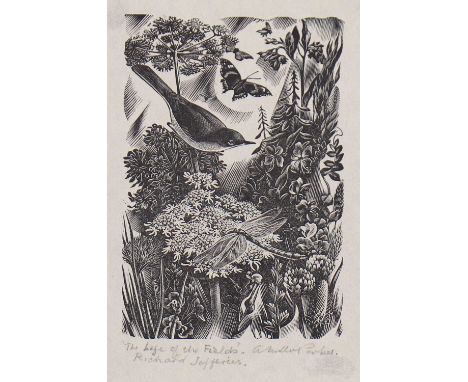 *Agnes Miller-Parker (1895-1980) 'The Life of the Fields/Richard Jefferies' signed 'A Miller-Parker' in pencil l.r. and inscr