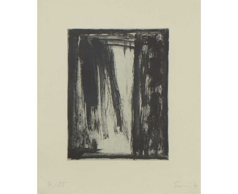 *Günther Förg (German, 1952-2013) Untitled two heliogravures, both signed 'Förg' and dated '90' in pencil l.r., numbered 4/25
