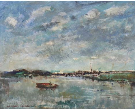 *Adrian Hill (1895-1977) 'The Lone Boat' signed 'ADRIAN HILL' l.l., oil on board 47 x 57cm *Artist's Resale Right may apply t