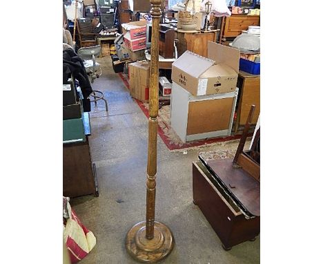 Oak Standard Lamp ( needs rewiring )