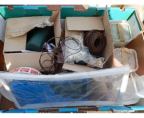 4 Boxes tools etc etc from house clearance
