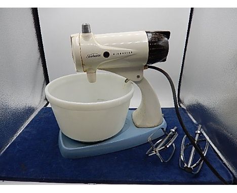 Retro Sunbeam mixmaster  with ceramic mixing bowl