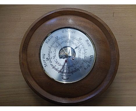Mahogany Cased Barometer 10 inches wide