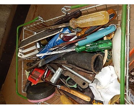 Basket of tools etc from clearance