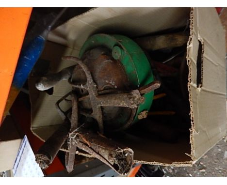 Box of tools etc