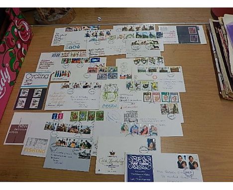 collection of first day cover stamps from 1979,80 and 81